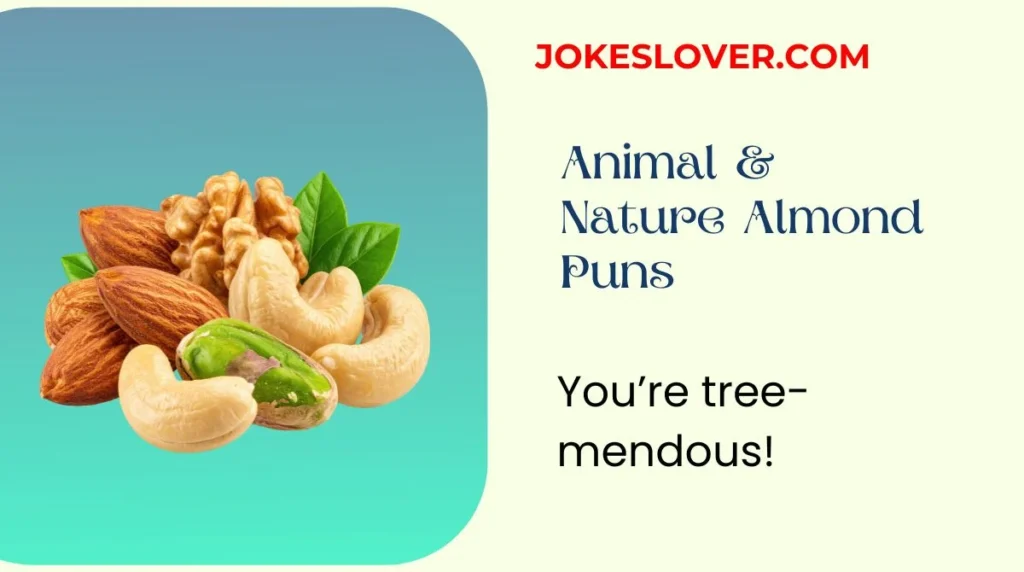 Animal & Nature Almond Puns