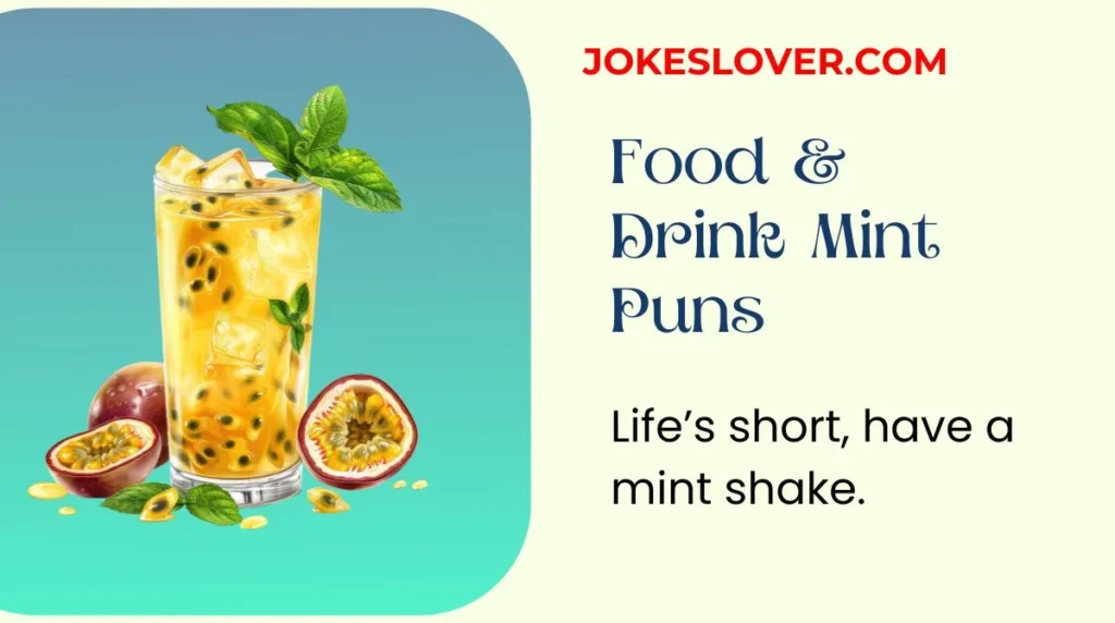 Food & Drink Mint Puns