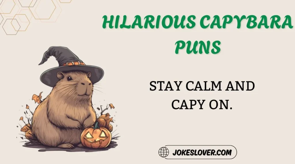 Hilarious Capybara Puns