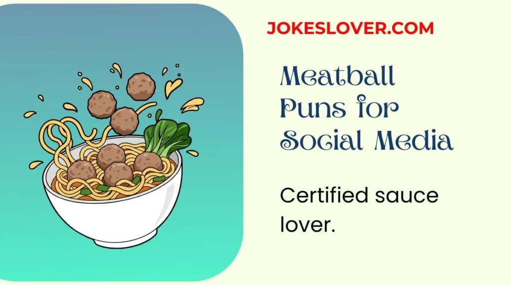 Meatball Puns for Social Media