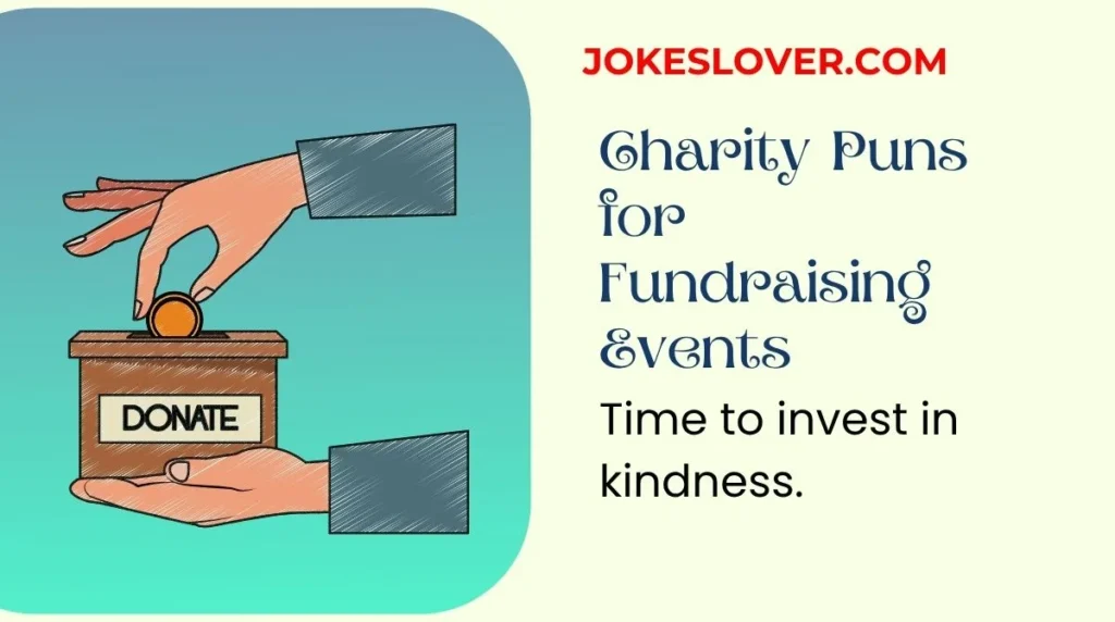 Charity Puns for Fundraising Events