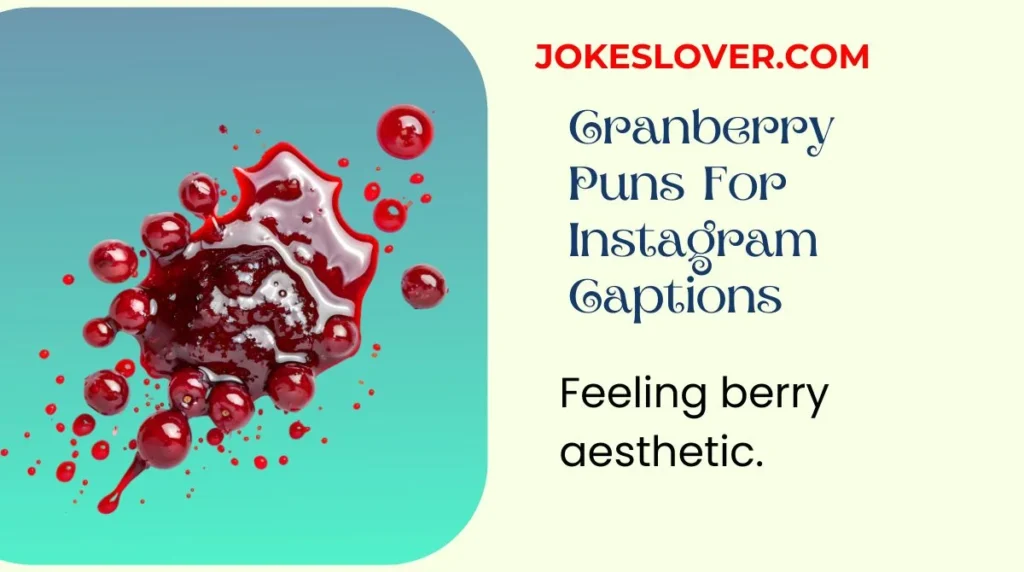 Cranberry Puns For Instagram Captions