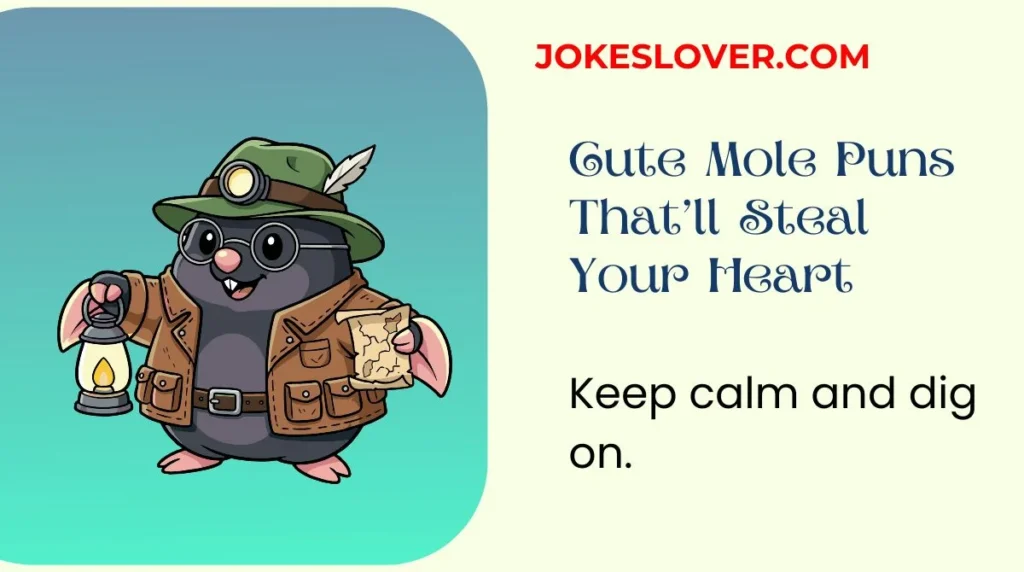 Cute Mole Puns That’ll Steal Your Heart