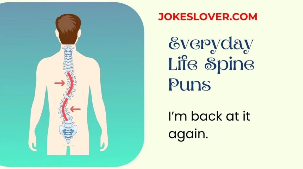 Everyday Life Spine Puns
