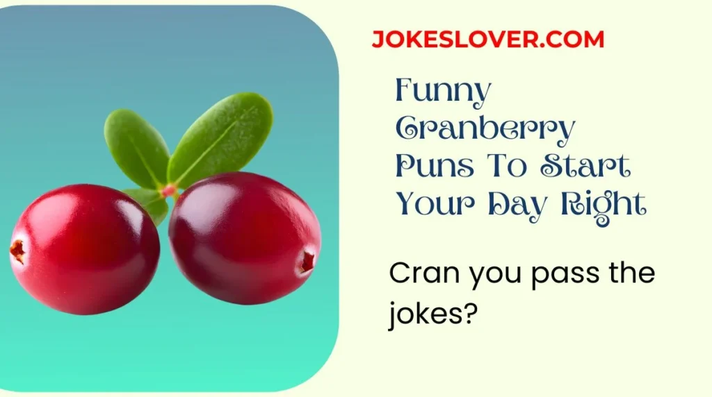 Funny Cranberry Puns To Start Your Day Right