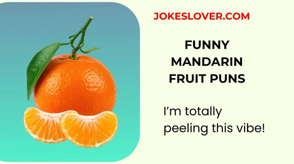 Funny Mandarin Fruit Puns