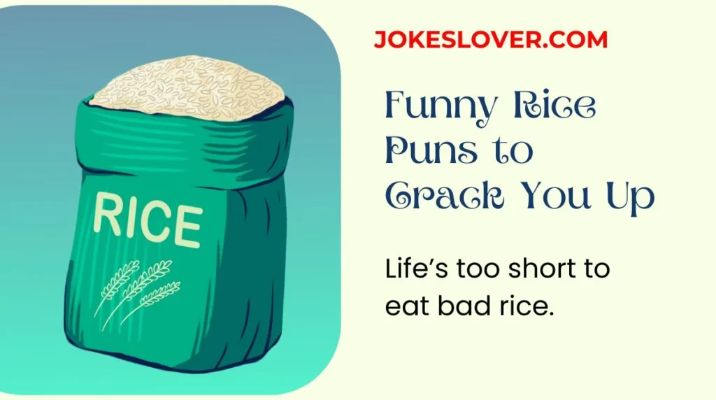 Funny Rice Puns to Crack You Up