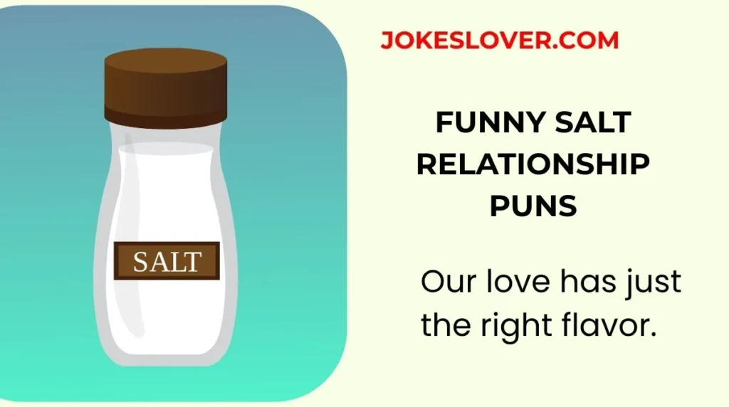 Funny Salt Relationship Puns