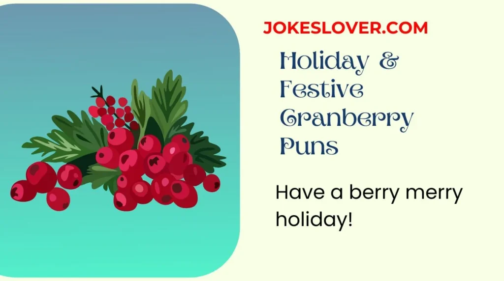 Holiday & Festive Cranberry Puns