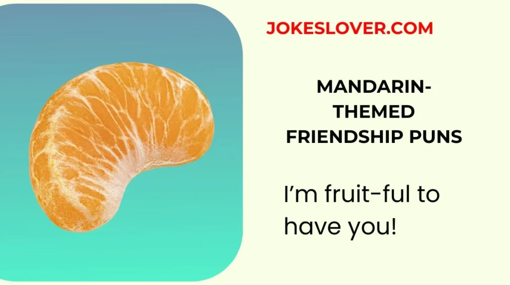 Mandarin-Themed Friendship Puns
