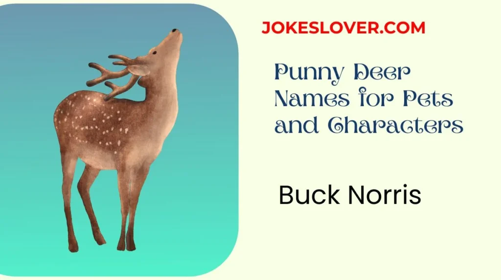 Punny Deer Names for Pets and Characters
