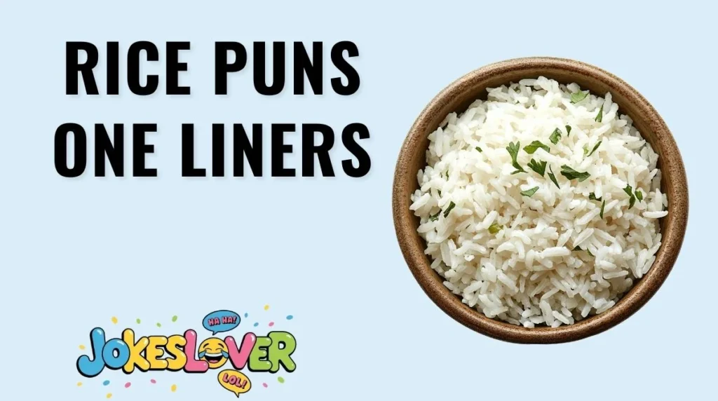 Rice Puns One Liners