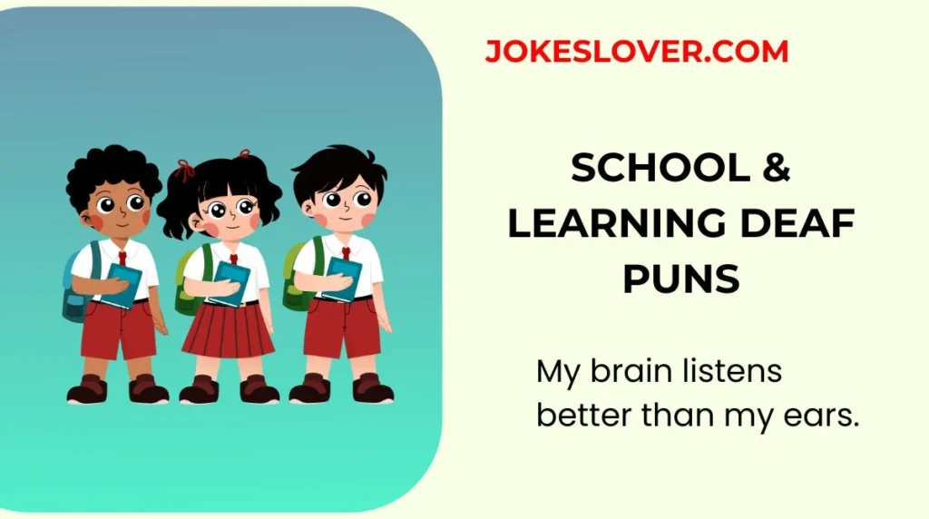 My brain listens better than my ears.