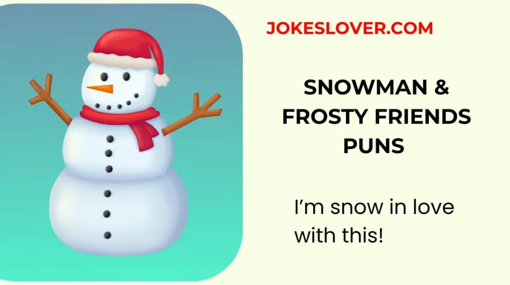 Snowman & Frosty Friends Puns