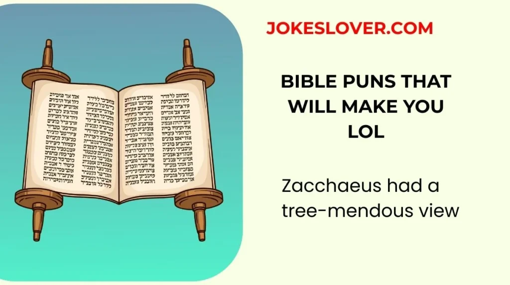 Bible Puns That Will Make You LOL