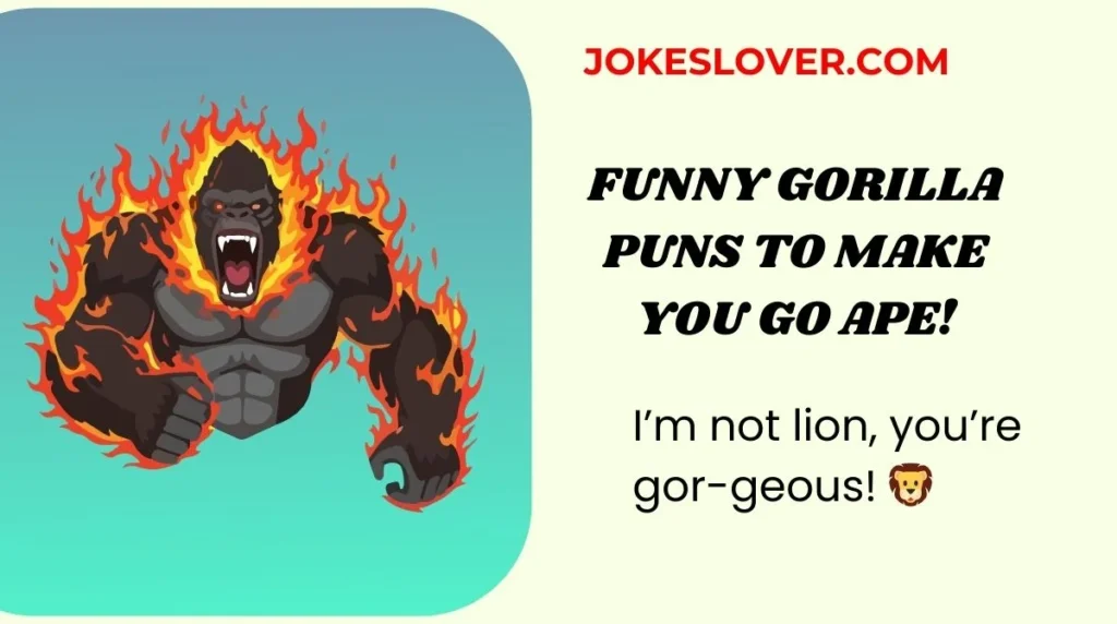 Funny Gorilla Puns to Make You Go Ape!