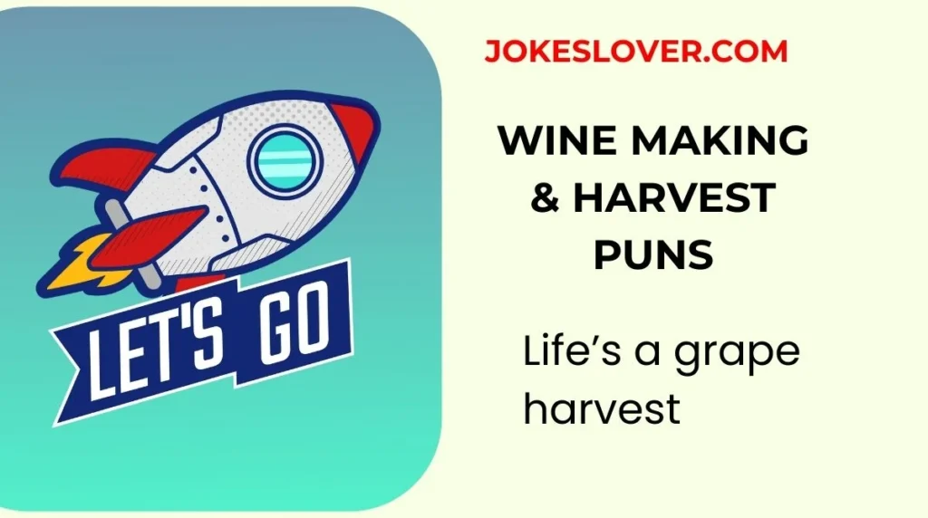 Wine Making & Harvest Puns