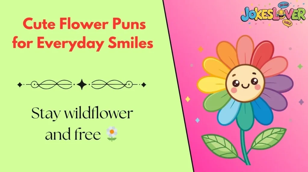 Cute Flower Puns for Everyday Smiles