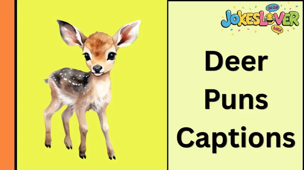 Deer Puns Captions
