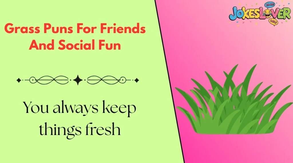Grass Puns For Friends And Social Fun