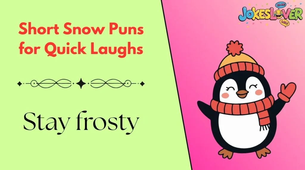 Short Snow Puns for Quick Laughs