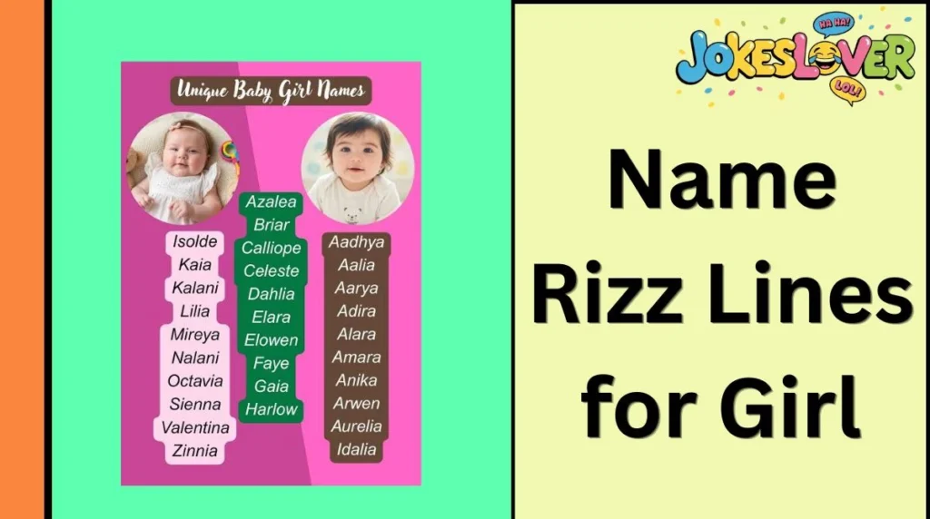 Name Rizz Lines for Girl